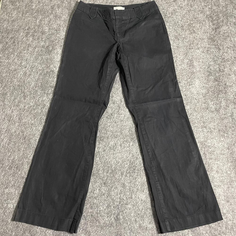 Banana Republic Pants Womens 6 Black Stretch Side Zip Dress Trouser Bootcut